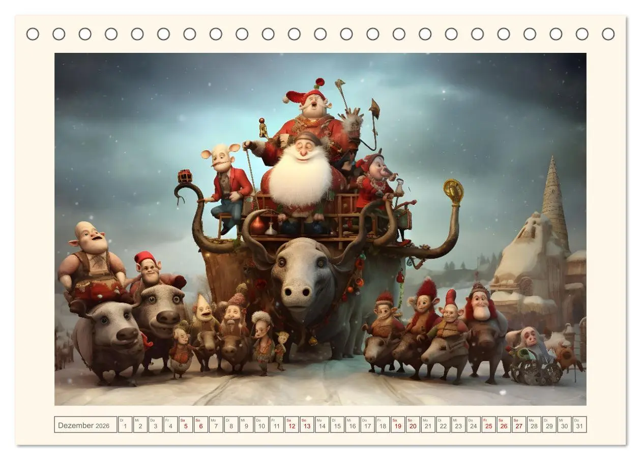 Bild: 9783457512623 | Fabelhafte fremde Welten (Tischkalender 2026 DIN A5 quer), CALVENDO...