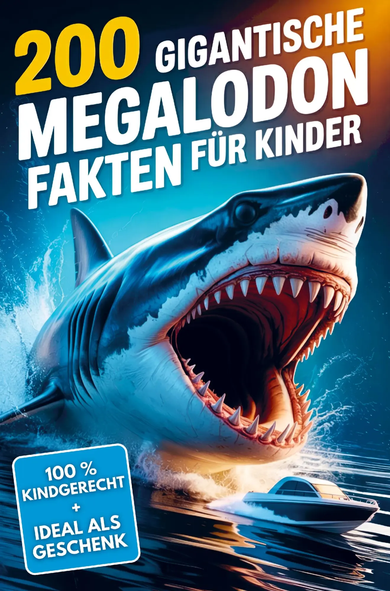 Cover: 9789403902623 | 200 gigantische Megalodon Fakten für Kinder: Extremes &amp; geniales...