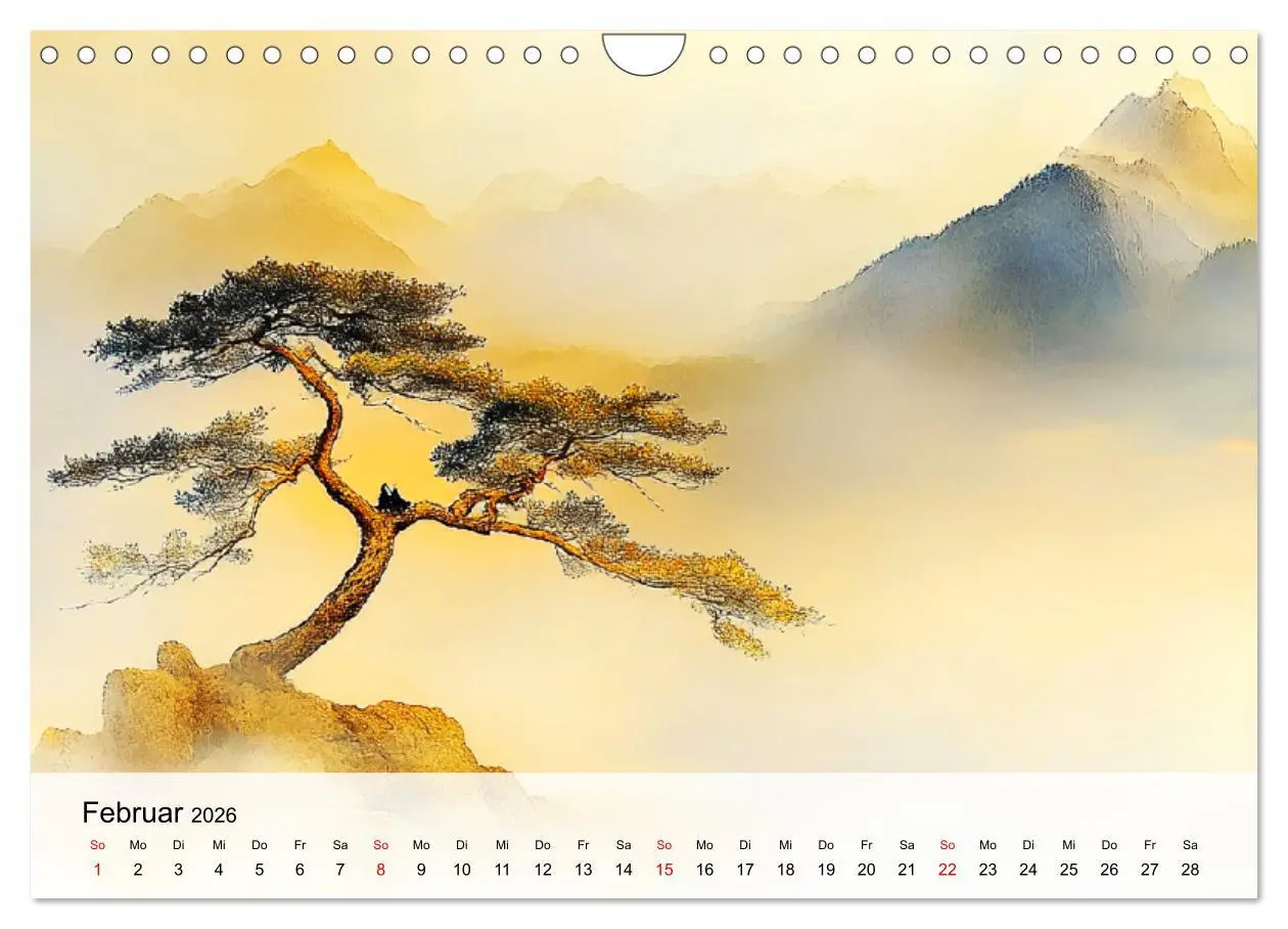 Bild: 9783457292723 | Japan. Eine künstlerische Reise im Aquarellstil (Wandkalender 2026...
