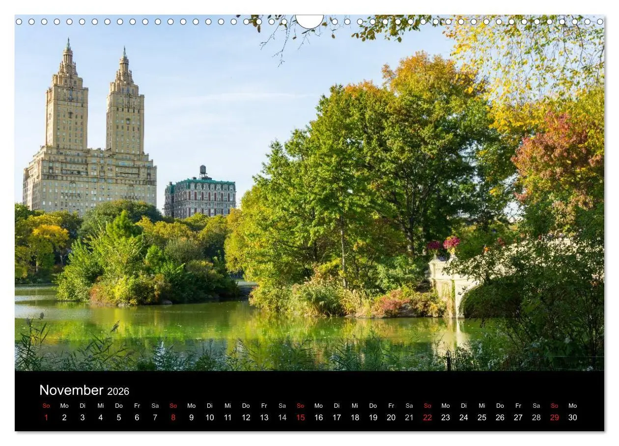 Bild: 9783457982723 | Herbst in New York (Wandkalender 2026 DIN A3 quer), CALVENDO...