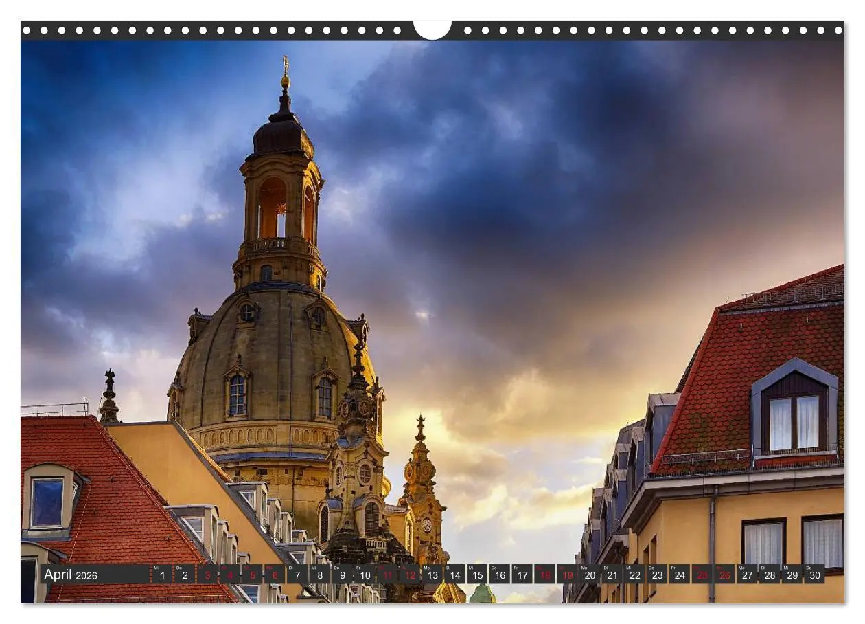 Bild: 9783516142723 | Dresden - Die Frauenkirche (Wandkalender 2026 DIN A3 quer),...