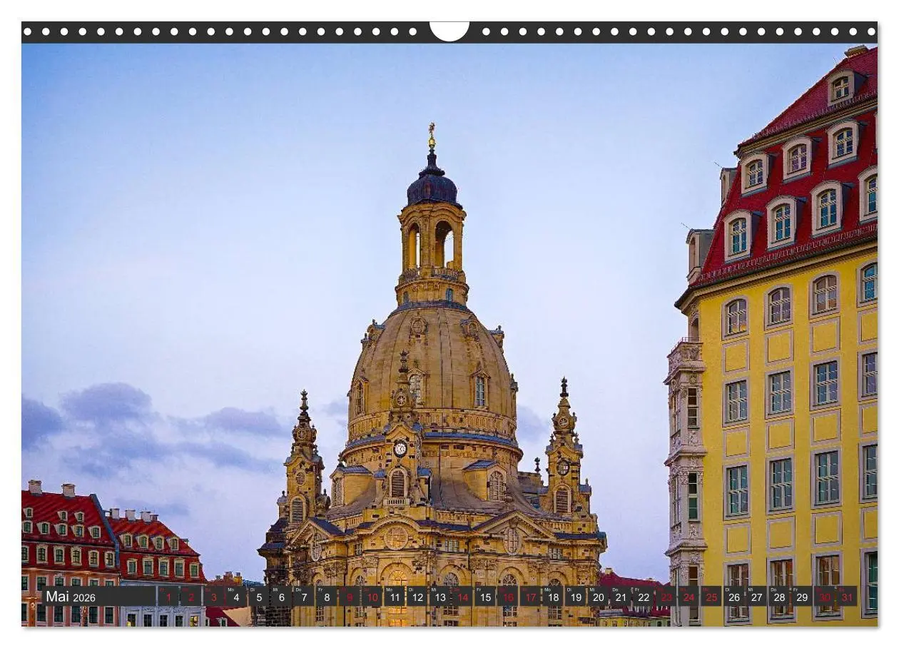 Bild: 9783516142723 | Dresden - Die Frauenkirche (Wandkalender 2026 DIN A3 quer),...