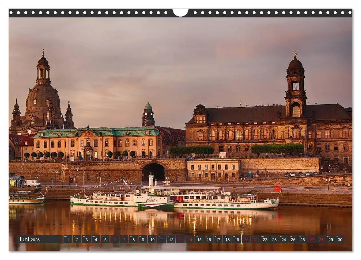 Bild: 9783516142723 | Dresden - Die Frauenkirche (Wandkalender 2026 DIN A3 quer),...