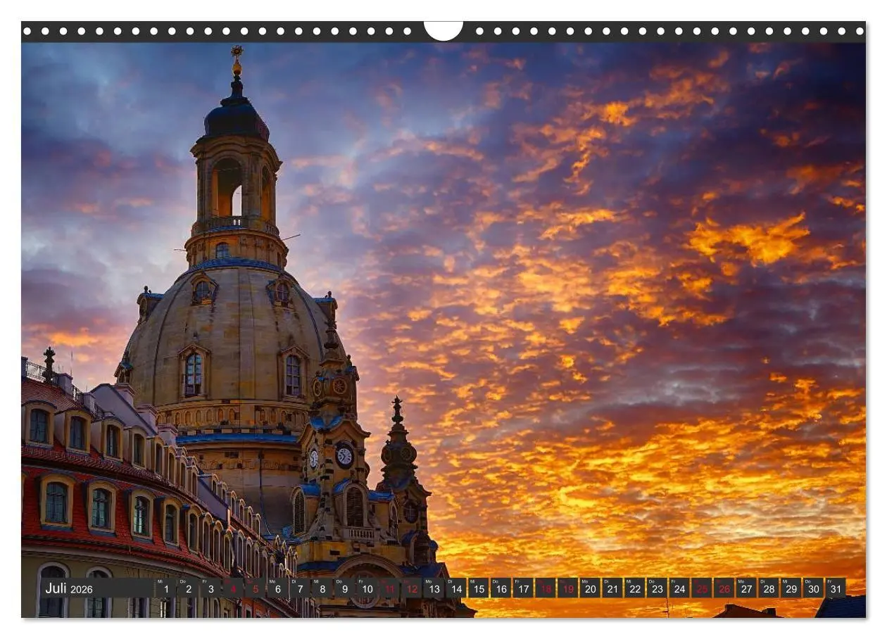 Bild: 9783516142723 | Dresden - Die Frauenkirche (Wandkalender 2026 DIN A3 quer),...