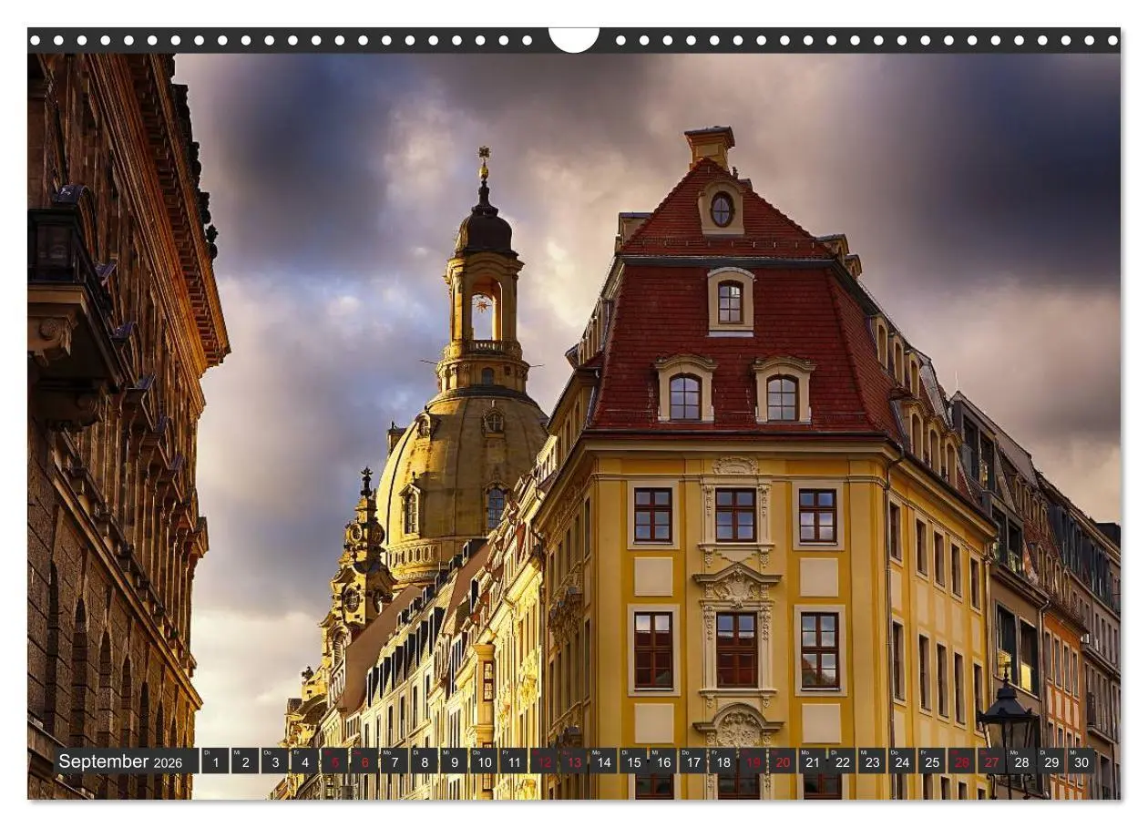 Bild: 9783516142723 | Dresden - Die Frauenkirche (Wandkalender 2026 DIN A3 quer),...