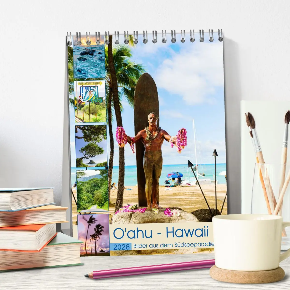 Bild: 9783516382723 | O'ahu - Hawaii, Bilder aus dem Südseeparadies (Tischkalender 2026...