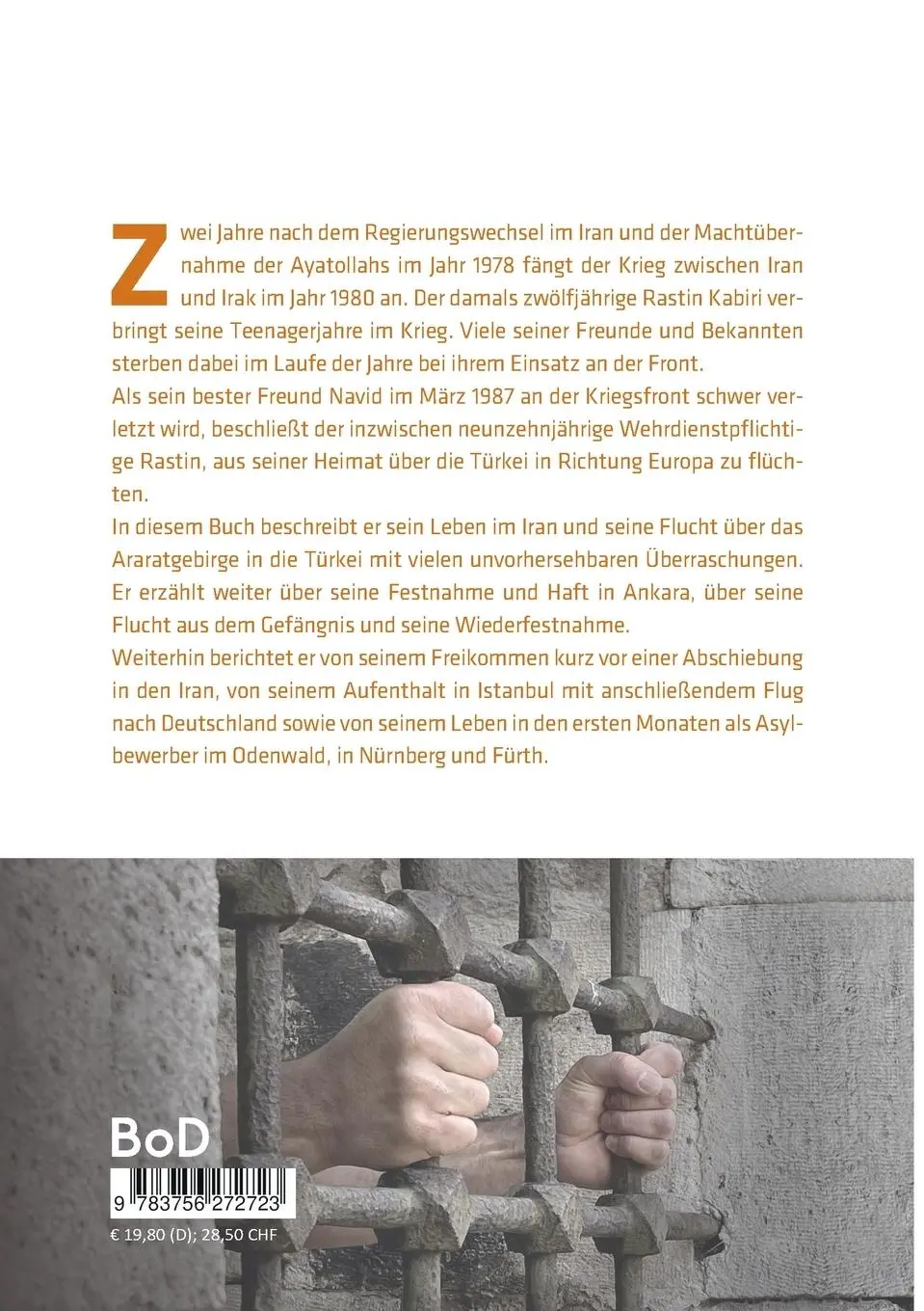 Rückseite: 9783756272723 | Auf dem Weg nach Deutschland | Rastin Kabiri | Taschenbuch | Paperback