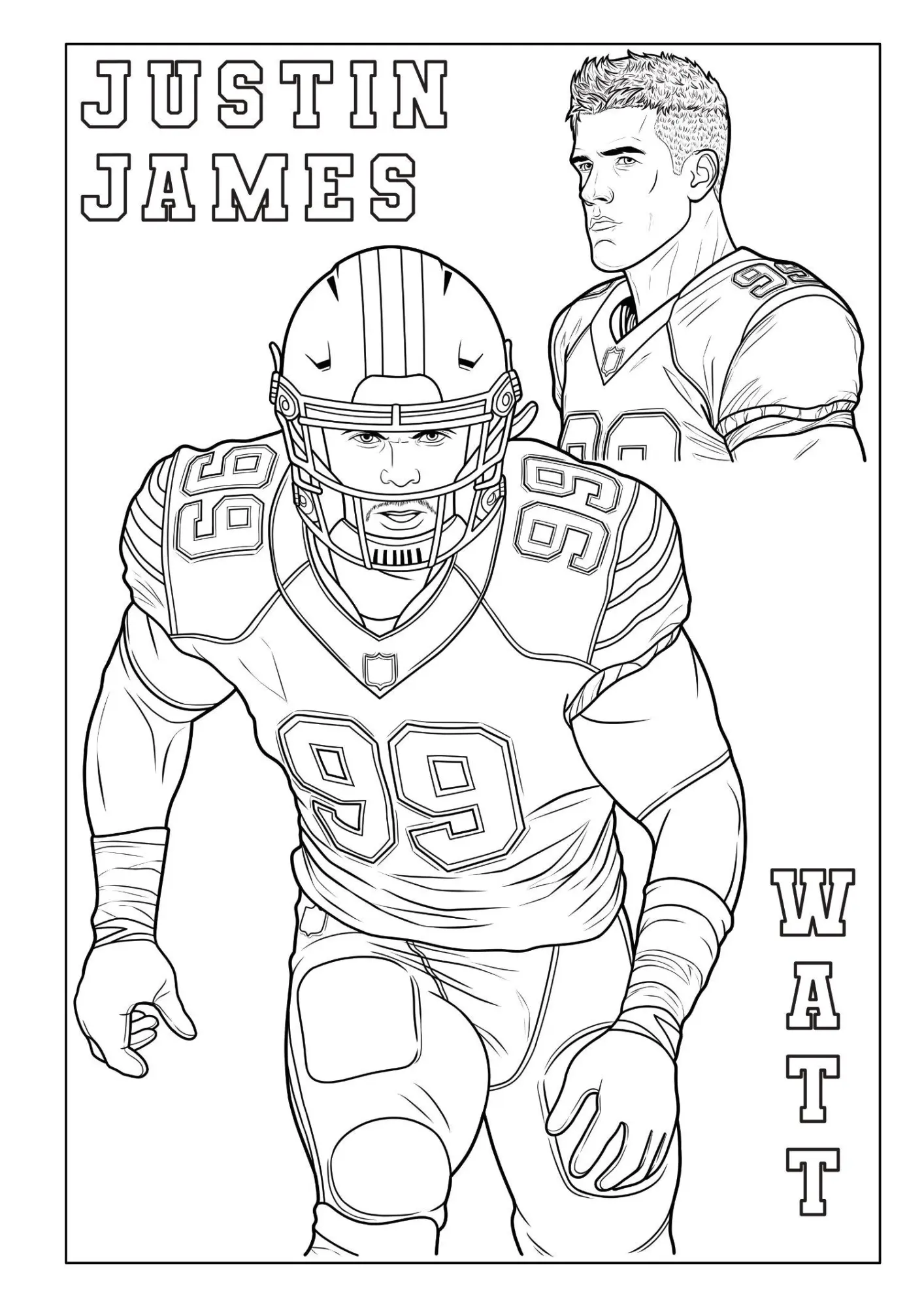 Bild: 9783986572723 | Touchdown Helden - Das ultimative American-Football-Malbuch für...
