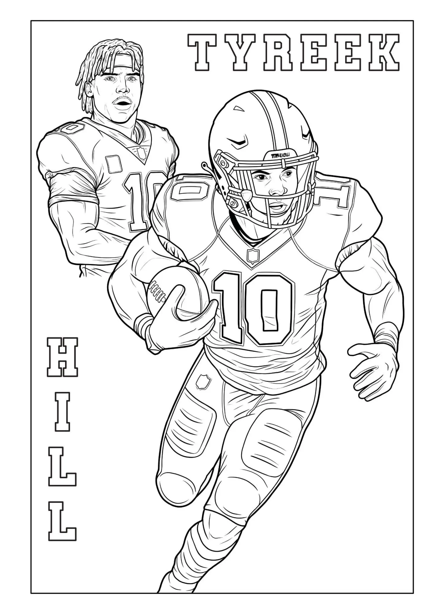 Bild: 9783986572723 | Touchdown Helden - Das ultimative American-Football-Malbuch für...