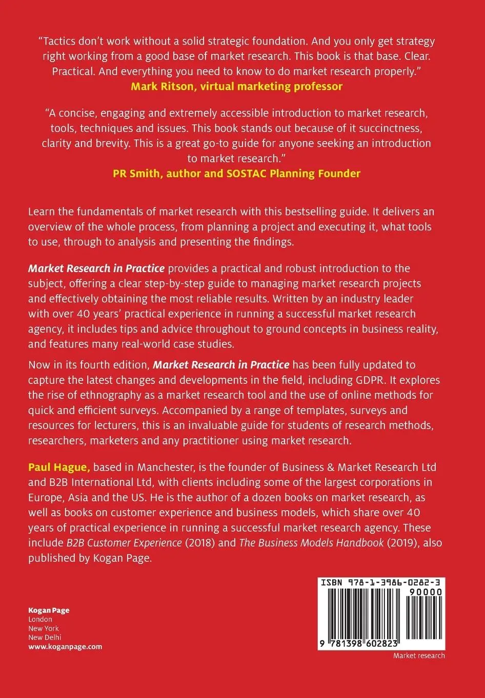 Rückseite: 9781398602823 | Market Research in Practice | Paul Hague | Taschenbuch | Englisch