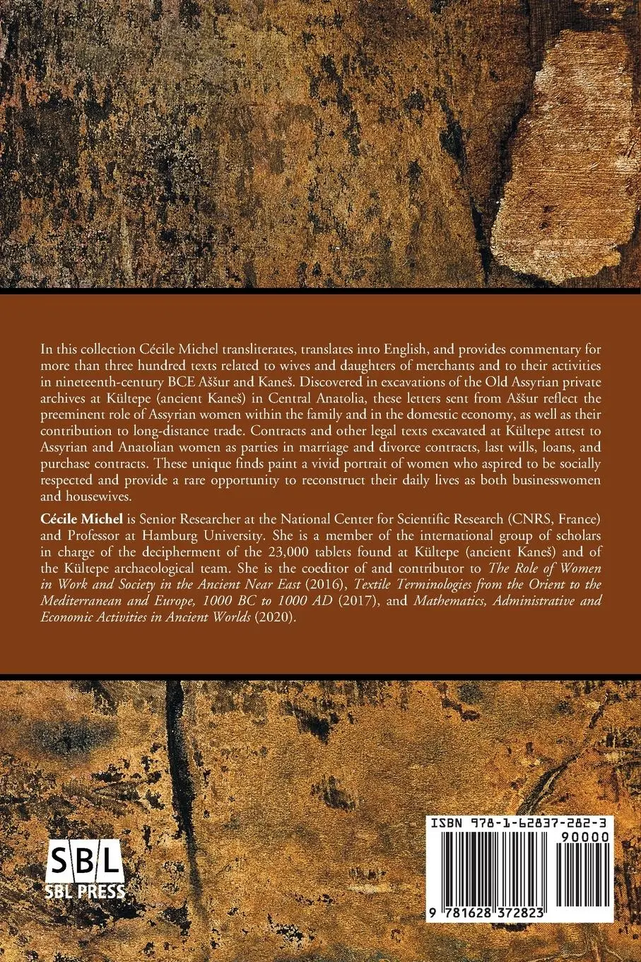 Rückseite: 9781628372823 | Women of Assur and Kanesh | Cécile Michel | Taschenbuch | Englisch