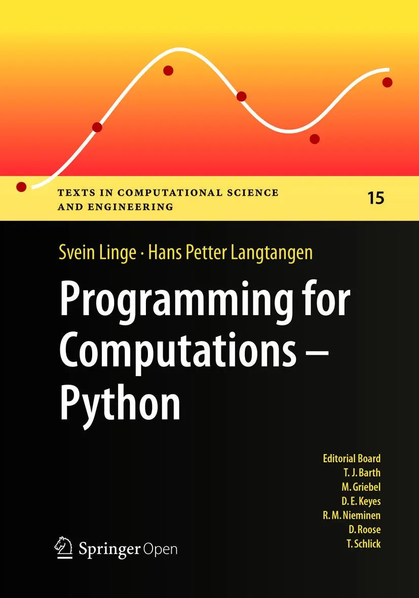 Cover: 9783319812823 | Programming for Computations - Python | Hans Petter Langtangen (u. a.)