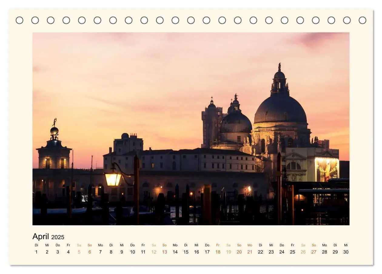 Bild: 9783383862823 | Venedig - Magie bei Nacht (Tischkalender 2025 DIN A5 quer),...