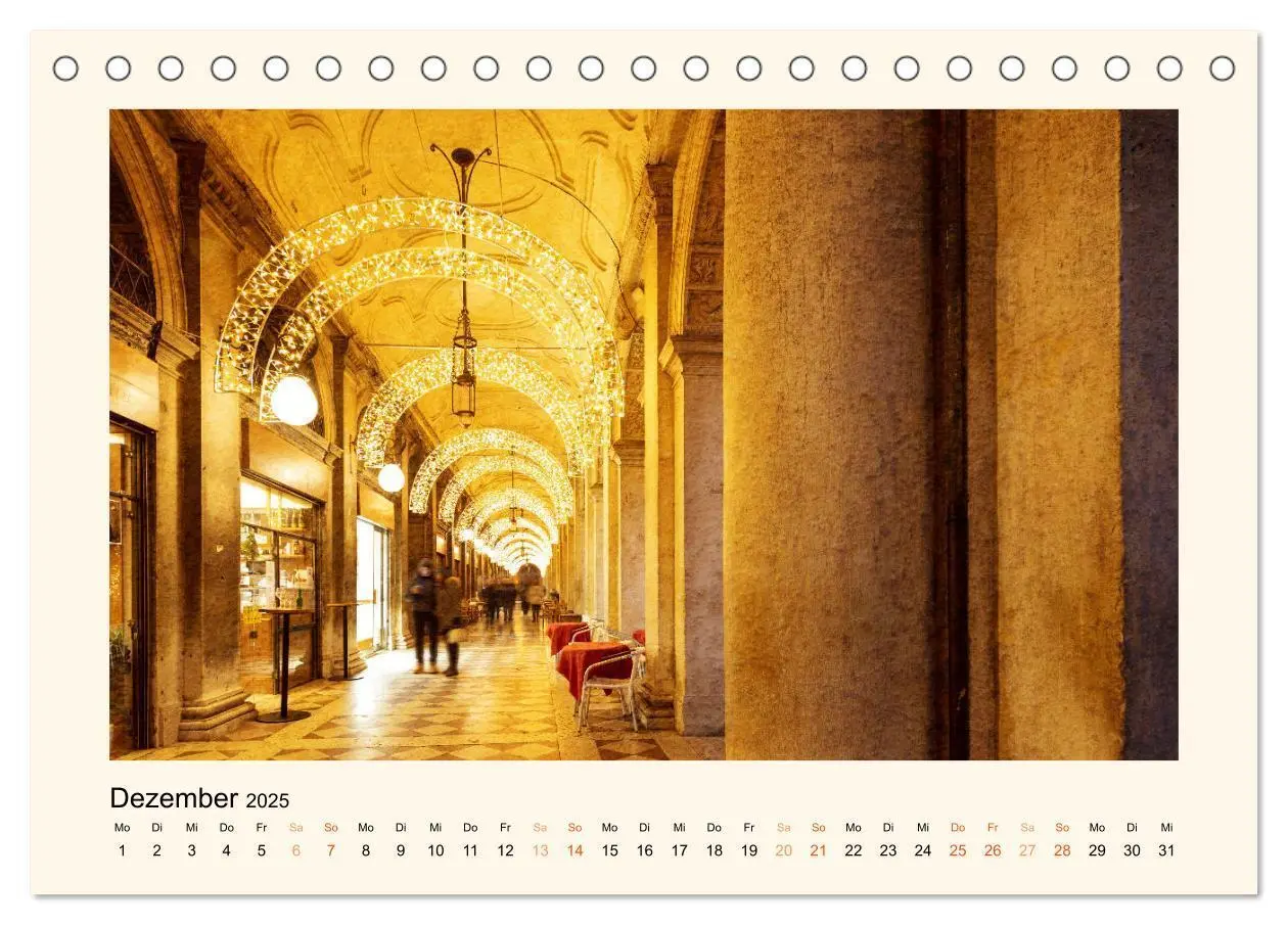 Bild: 9783383862823 | Venedig - Magie bei Nacht (Tischkalender 2025 DIN A5 quer),...