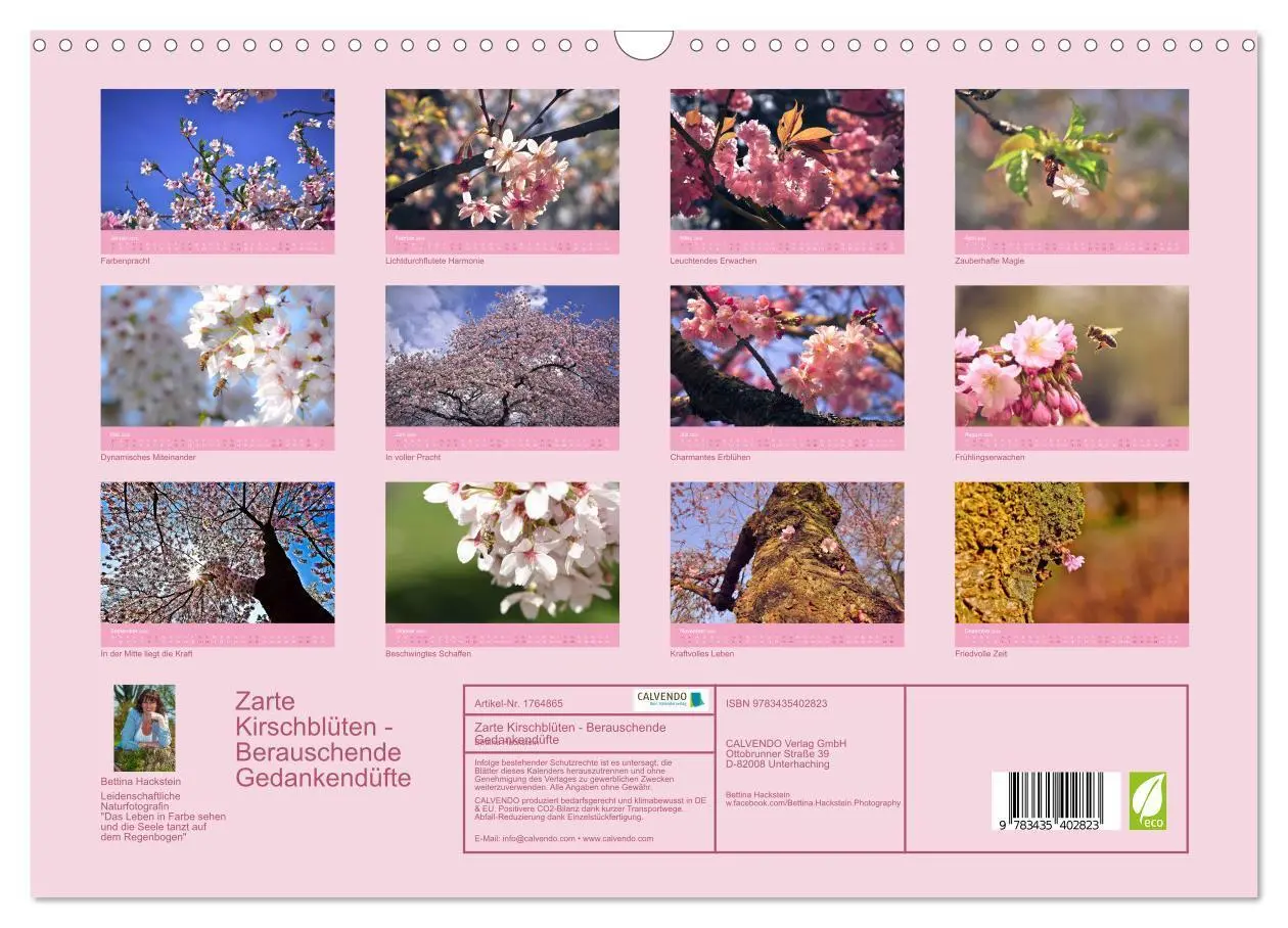 Bild: 9783435402823 | Zarte Kirschblüten - Berauschende Gedankendüfte (Wandkalender 2025...