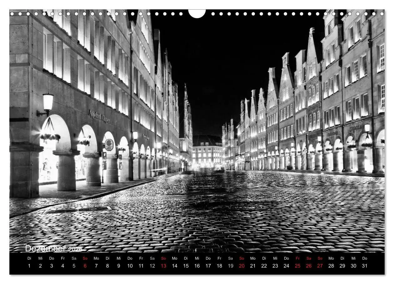 Bild: 9783516062823 | Münster in schwarz-weiß gesehen (Wandkalender 2026 DIN A3 quer),...