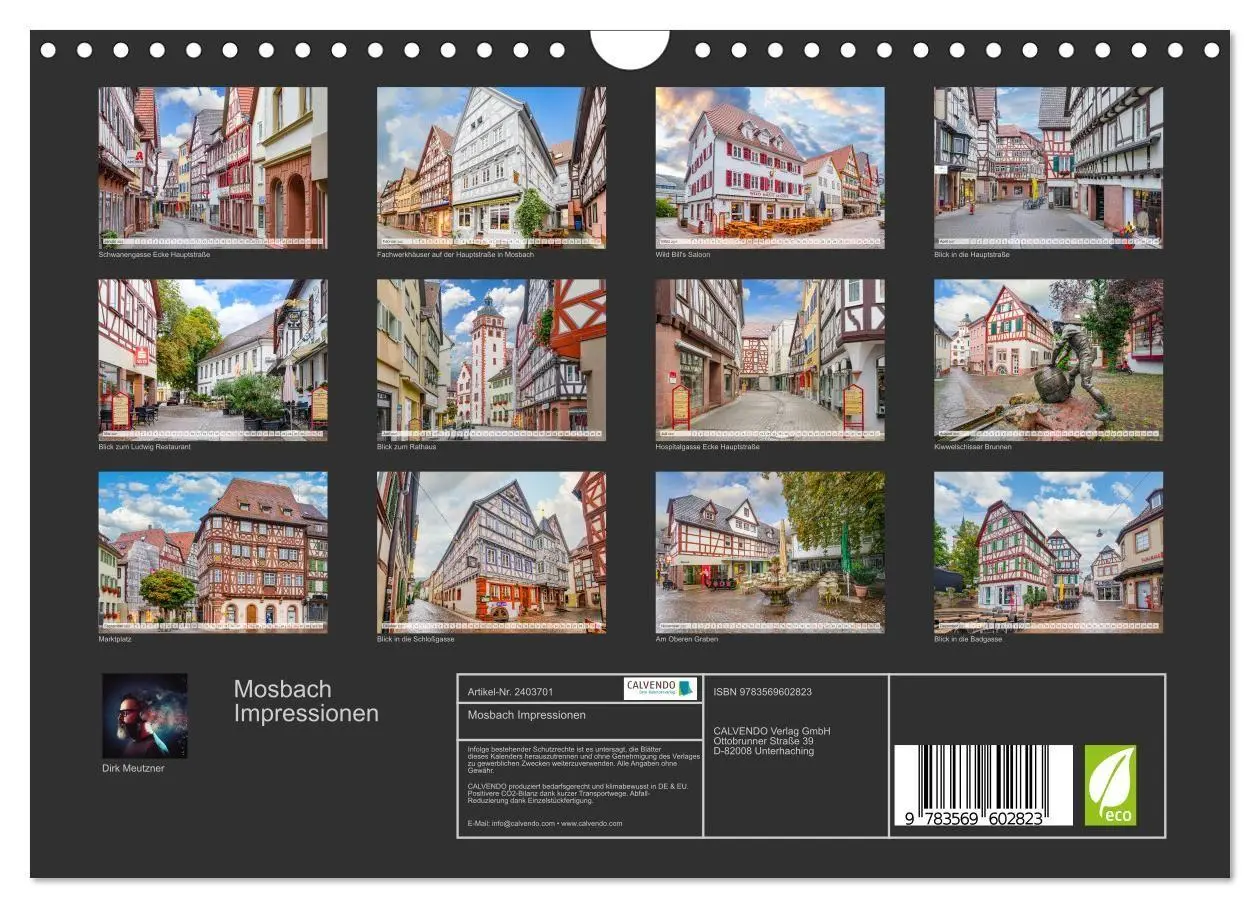 Bild: 9783569602823 | Mosbach Impressionen (Wandkalender 2027 DIN A4 quer), CALVENDO...