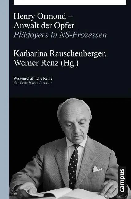 Cover: 9783593502823 | Henry Ormond - Anwalt der Opfer | Katharina Rauschenberger | Buch