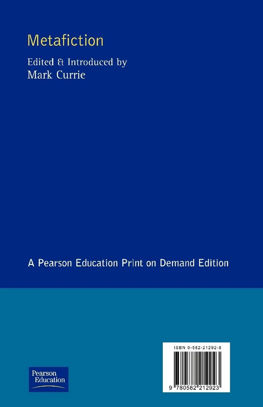 Rückseite: 9780582212923 | Metafiction | Mark Currie | Taschenbuch | Einband - flex.(Paperback)
