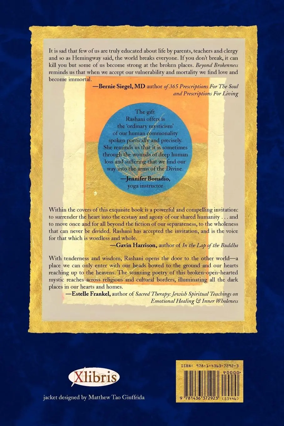 Rückseite: 9781436372923 | Beyond Brokenness | Rashani Ra (u. a.) | Taschenbuch | Englisch | 2009