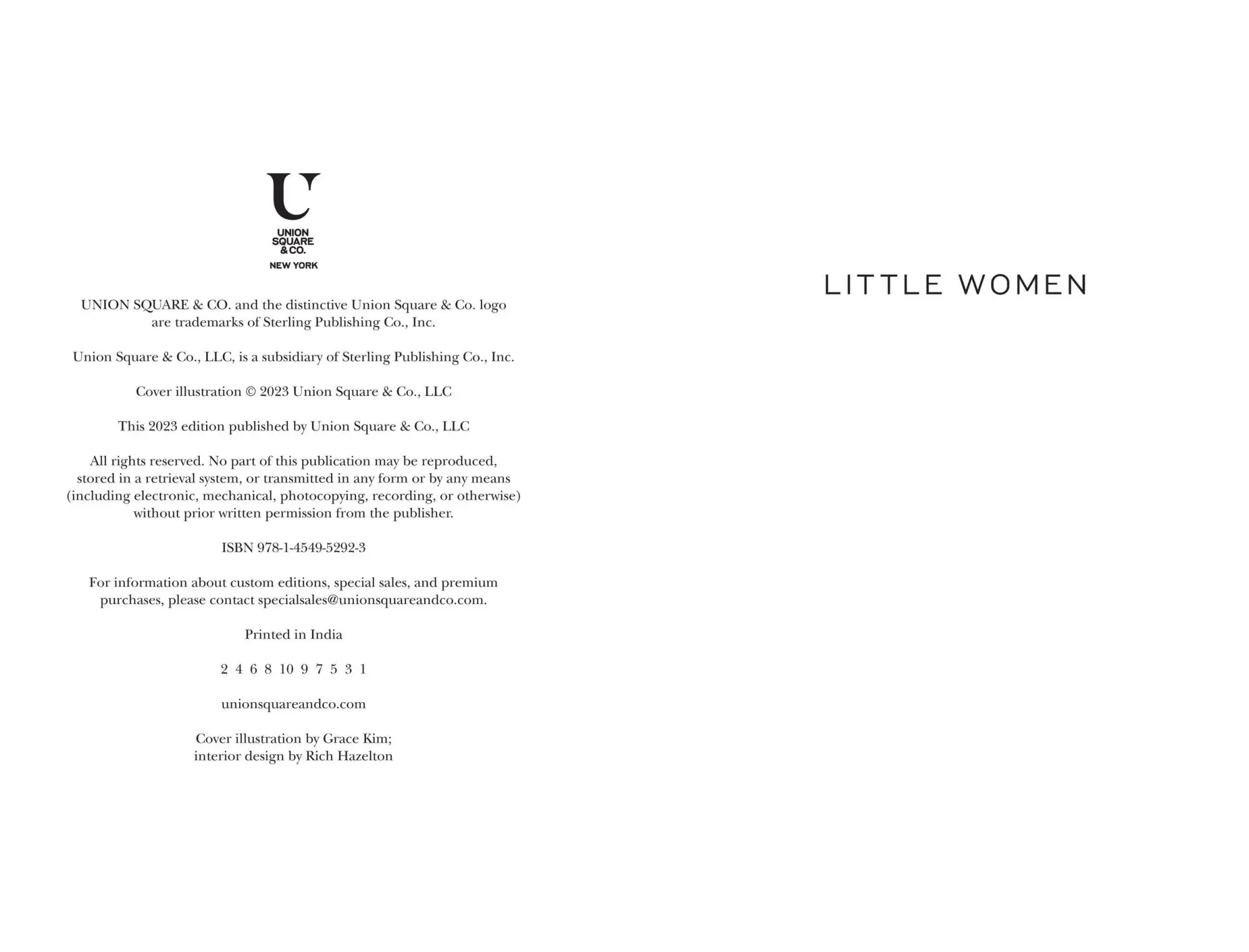 Bild: 9781454952923 | Little Women (Special Edition) | Louisa May Alcott | Buch | Englisch