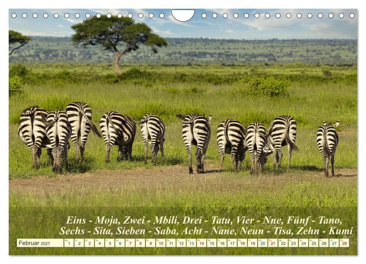 Bild: 9783569522923 | Jambo Kenya (Wandkalender 2027 DIN A4 quer), CALVENDO Monatskalender