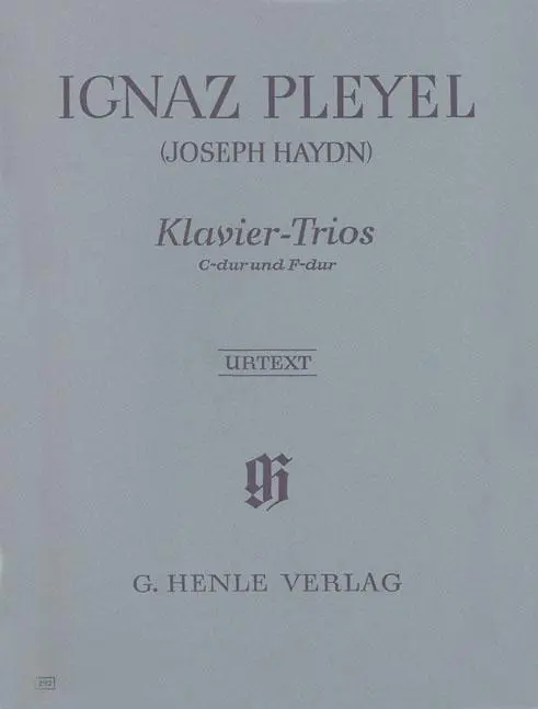 Cover: 9790201802923 | Klaviertrios - bisher Joseph Haydn zugeschrieben - | Ignaz Pleyel