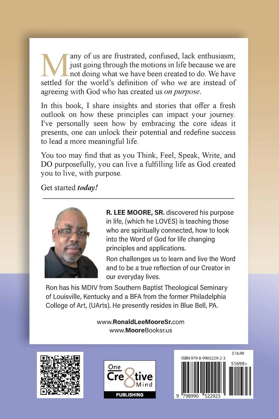 Rückseite: 9798990522923 | Think Feel Speak Write- Do 2.0 | A Path Toward Realizing Your Purpose