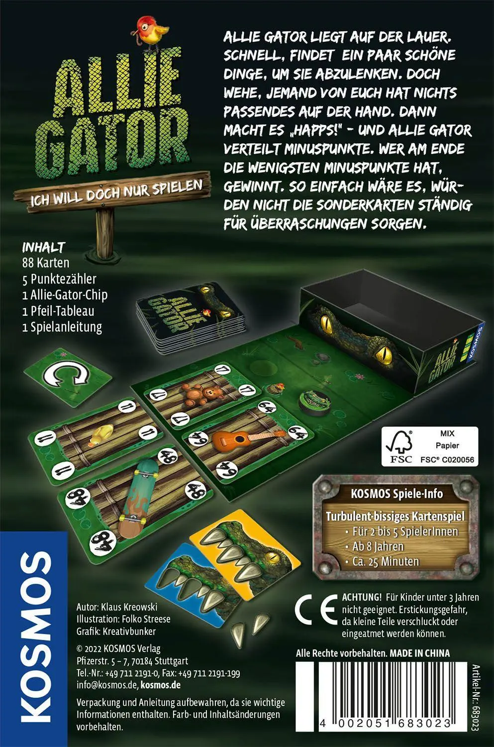 Bild: 4002051683023 | Allie Gator | Klaus Kreowski | Spiel | Brettspiel | 683023 | Deutsch