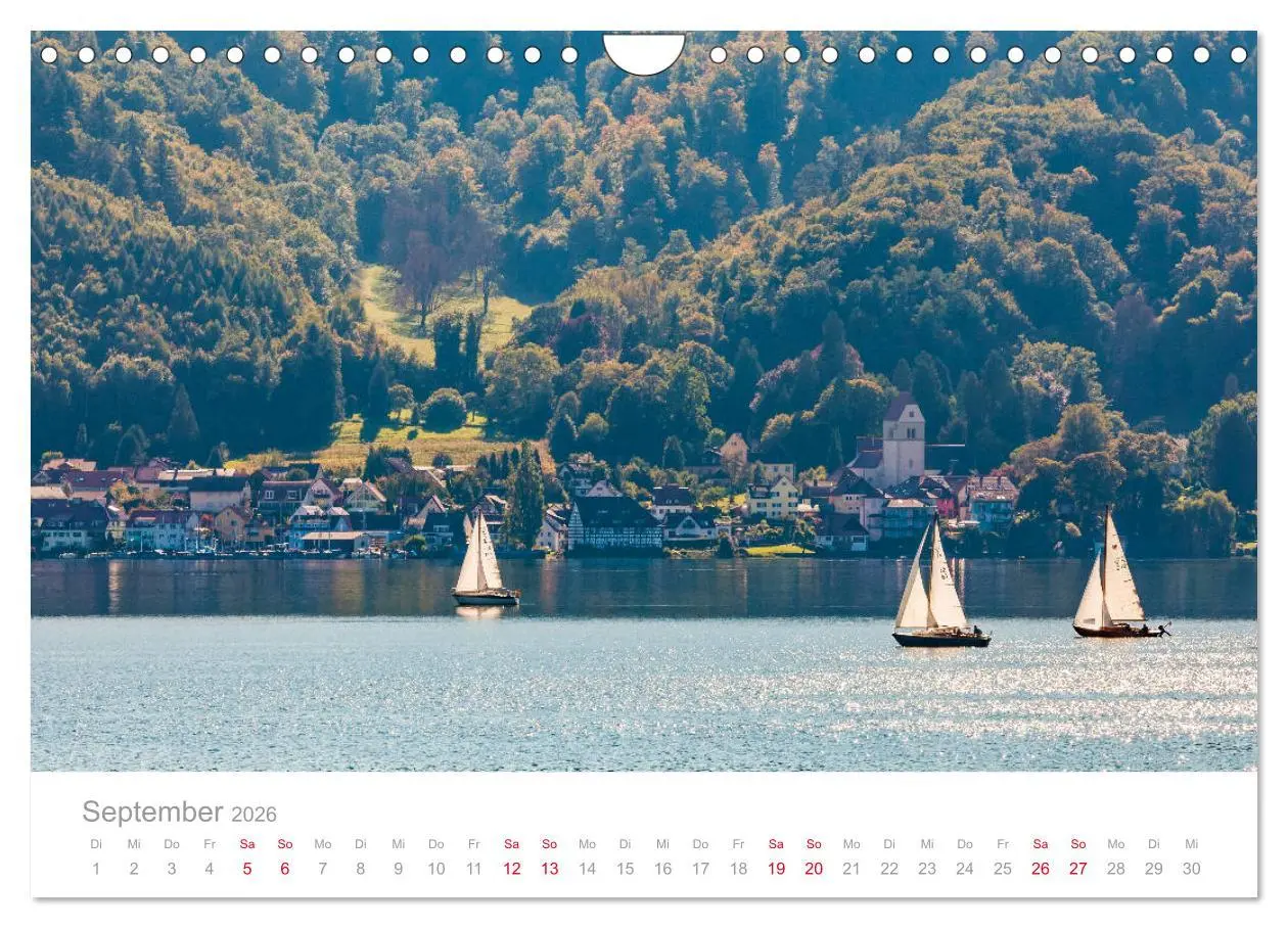 Bild: 9783457783023 | BODENSEE Drei Länder - ein See (Wandkalender 2026 DIN A4 quer),...