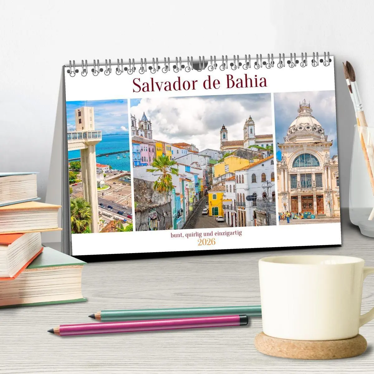 Bild: 9783516703023 | Salvador de Bahia - bunt, quirlig und einzigartig (Tischkalender...