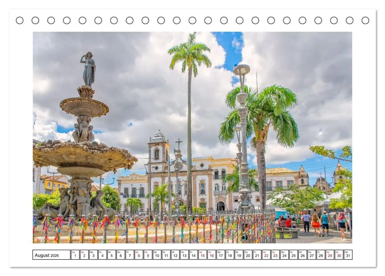 Bild: 9783516703023 | Salvador de Bahia - bunt, quirlig und einzigartig (Tischkalender...