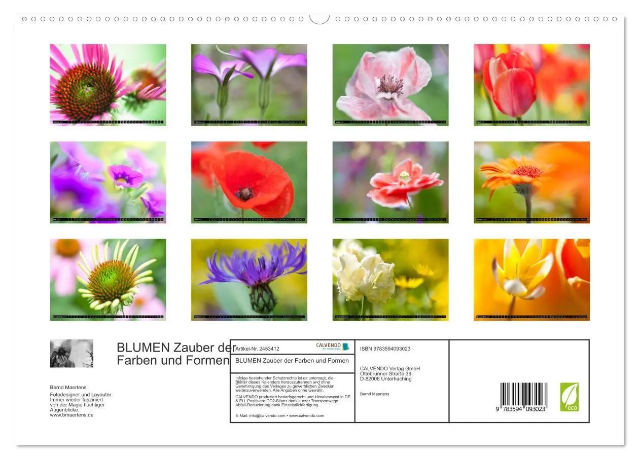 Bild: 9783594093023 | BLUMEN Zauber der Farben und Formen (hochwertiger Premium...