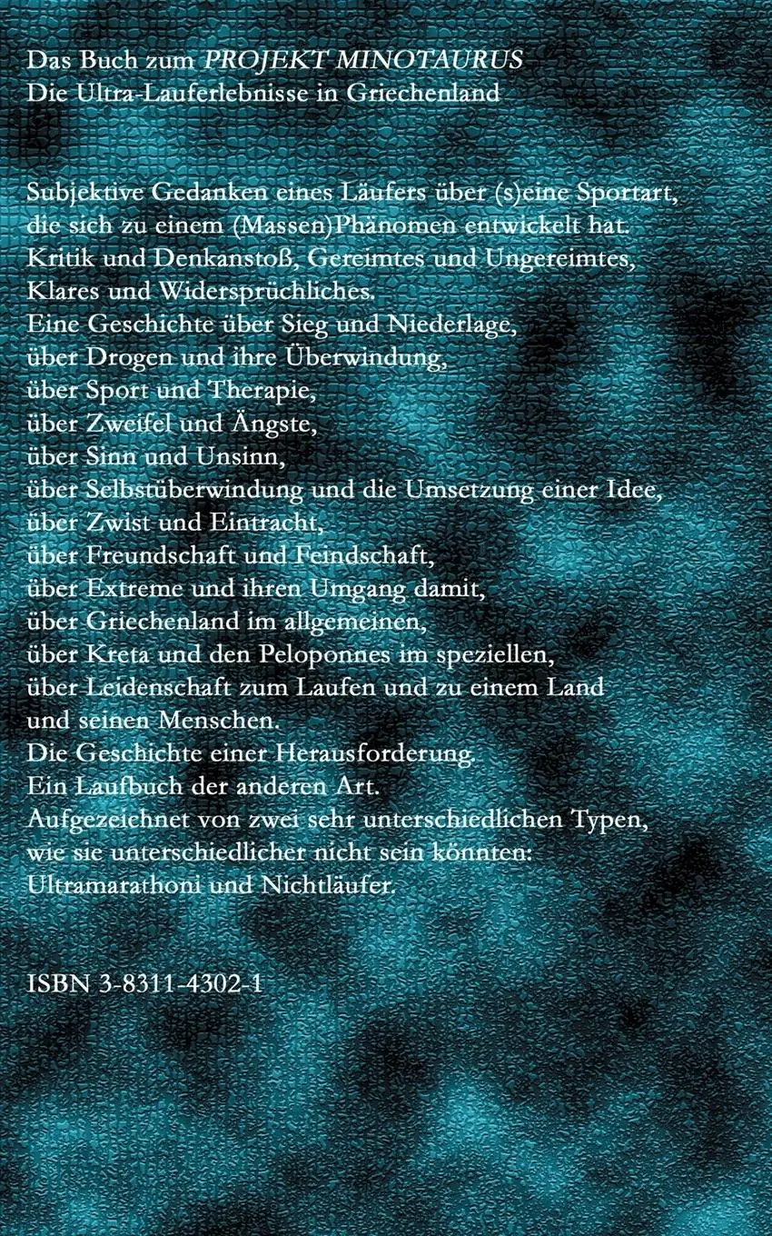 Rückseite: 9783831143023 | Oxi (o:ci; gr.) nein oder Wie ich zum "Kreta-Läufer" wurde | Pamminger