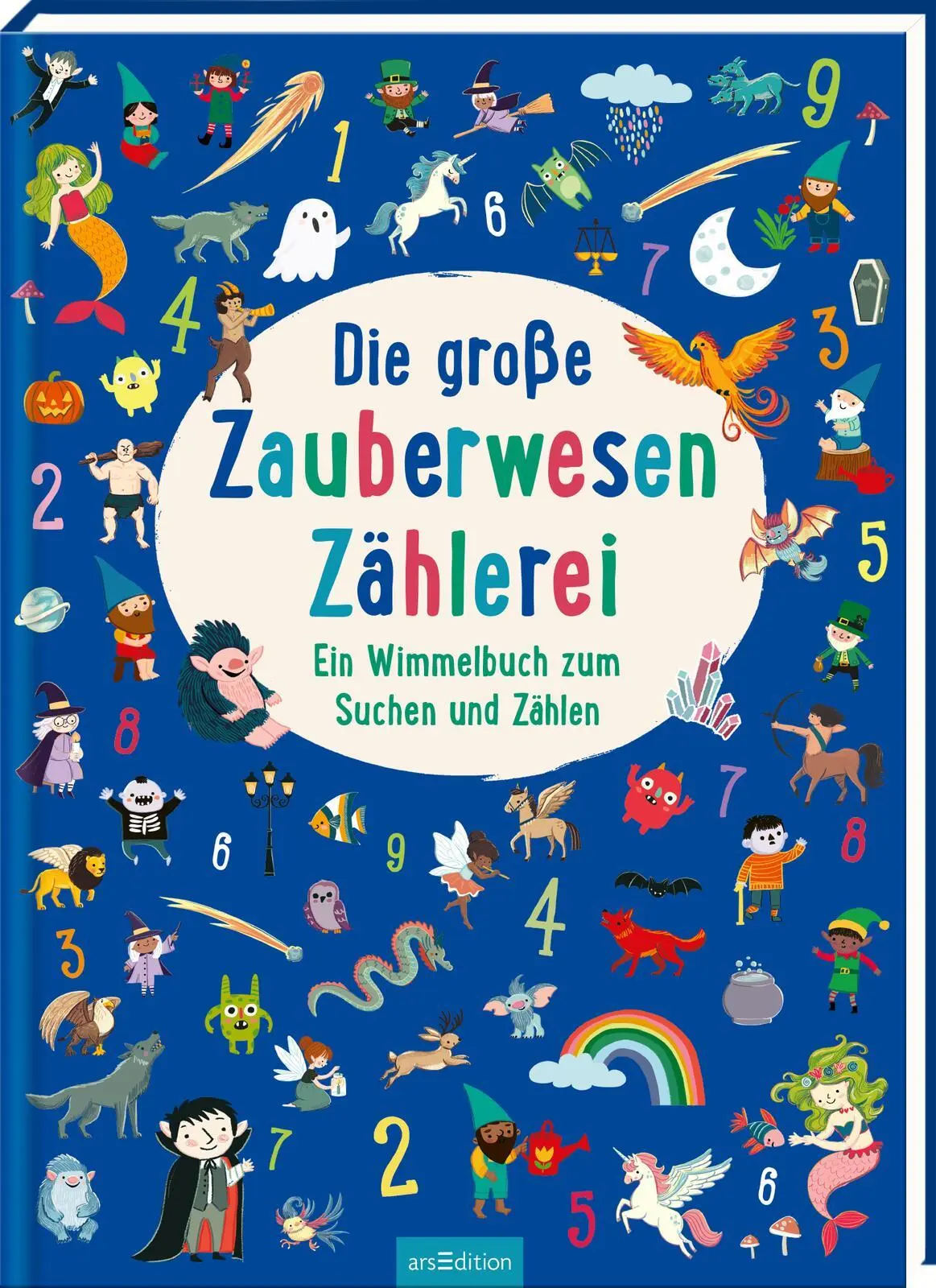 Cover: 9783845863023 | Die große Zauberwesen-Zählerei | Ein Wimmelbuch zum Suchen und Zählen