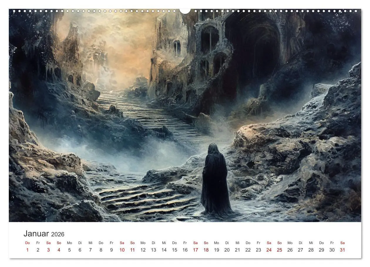 Bild: 9783457463123 | Das Reich der flüsternden Schatten (Wandkalender 2026 DIN A2 quer),...