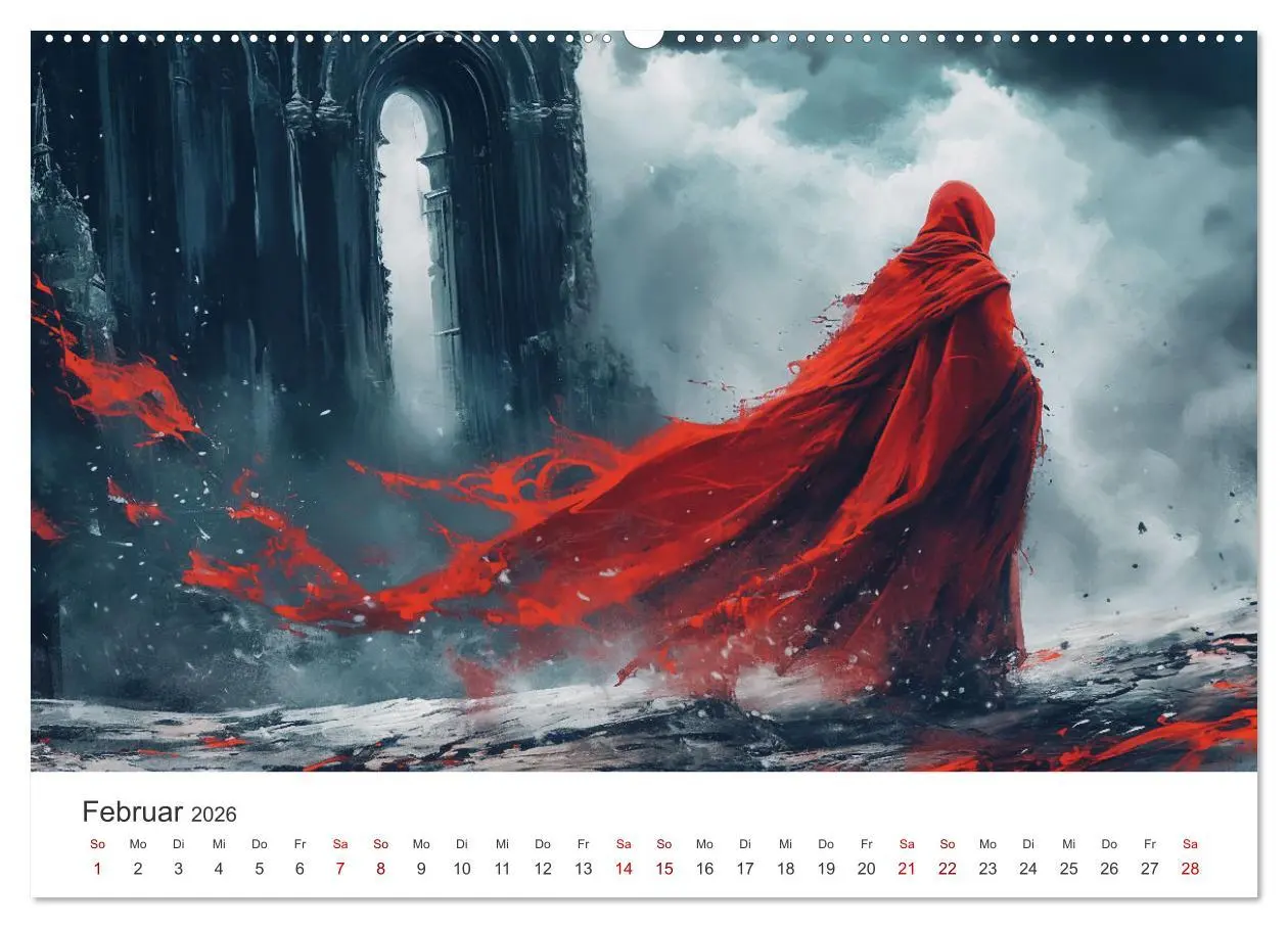 Bild: 9783457463123 | Das Reich der flüsternden Schatten (Wandkalender 2026 DIN A2 quer),...