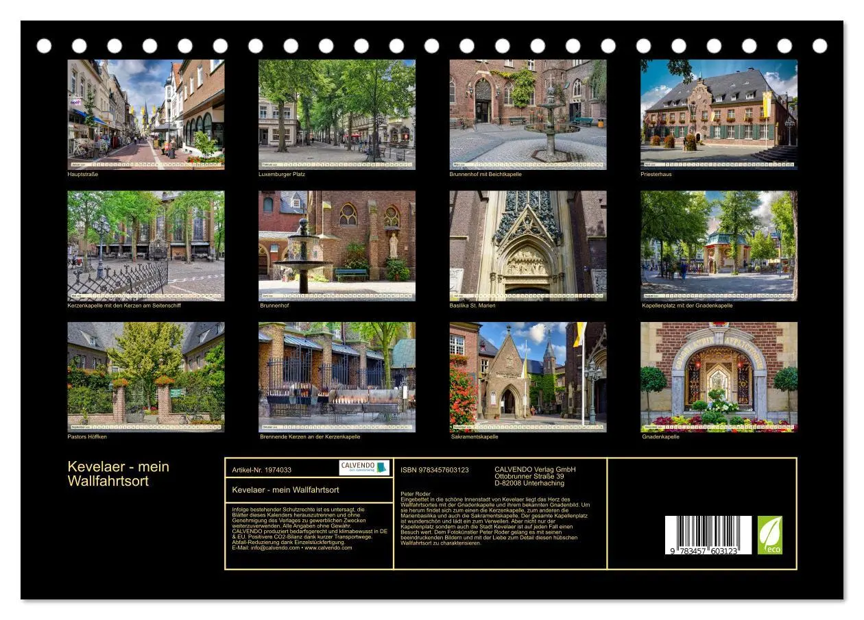 Bild: 9783457603123 | Kevelaer - mein Wallfahrtsort (Tischkalender 2026 DIN A5 quer),...