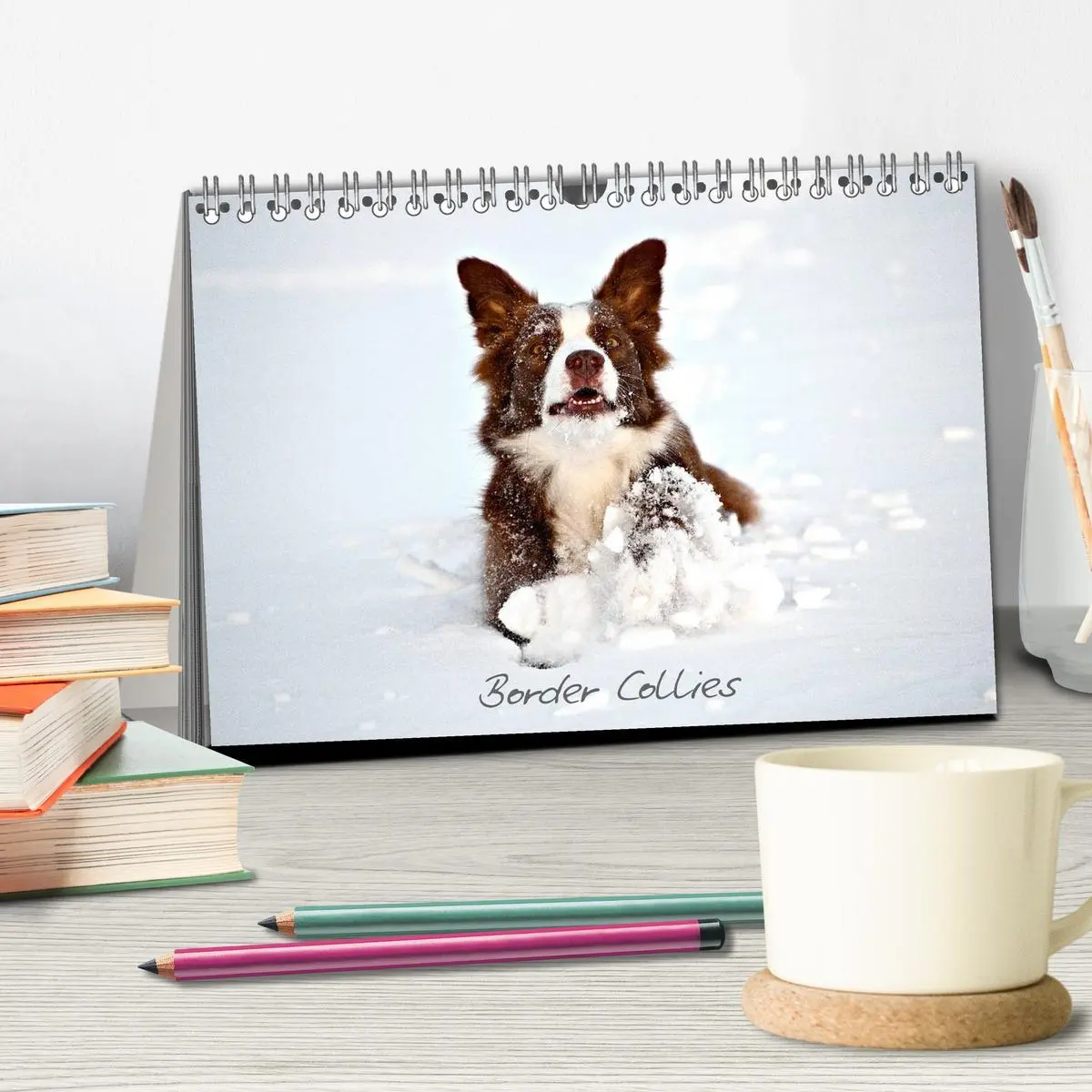 Bild: 9783516173123 | Border Collies (Tischkalender 2026 DIN A5 quer), CALVENDO...