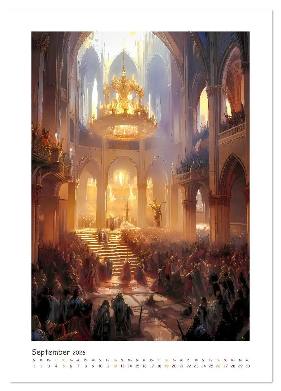 Bild: 9783516313123 | Die Drachenschlacht (Wandkalender 2026 DIN A3 hoch), CALVENDO...