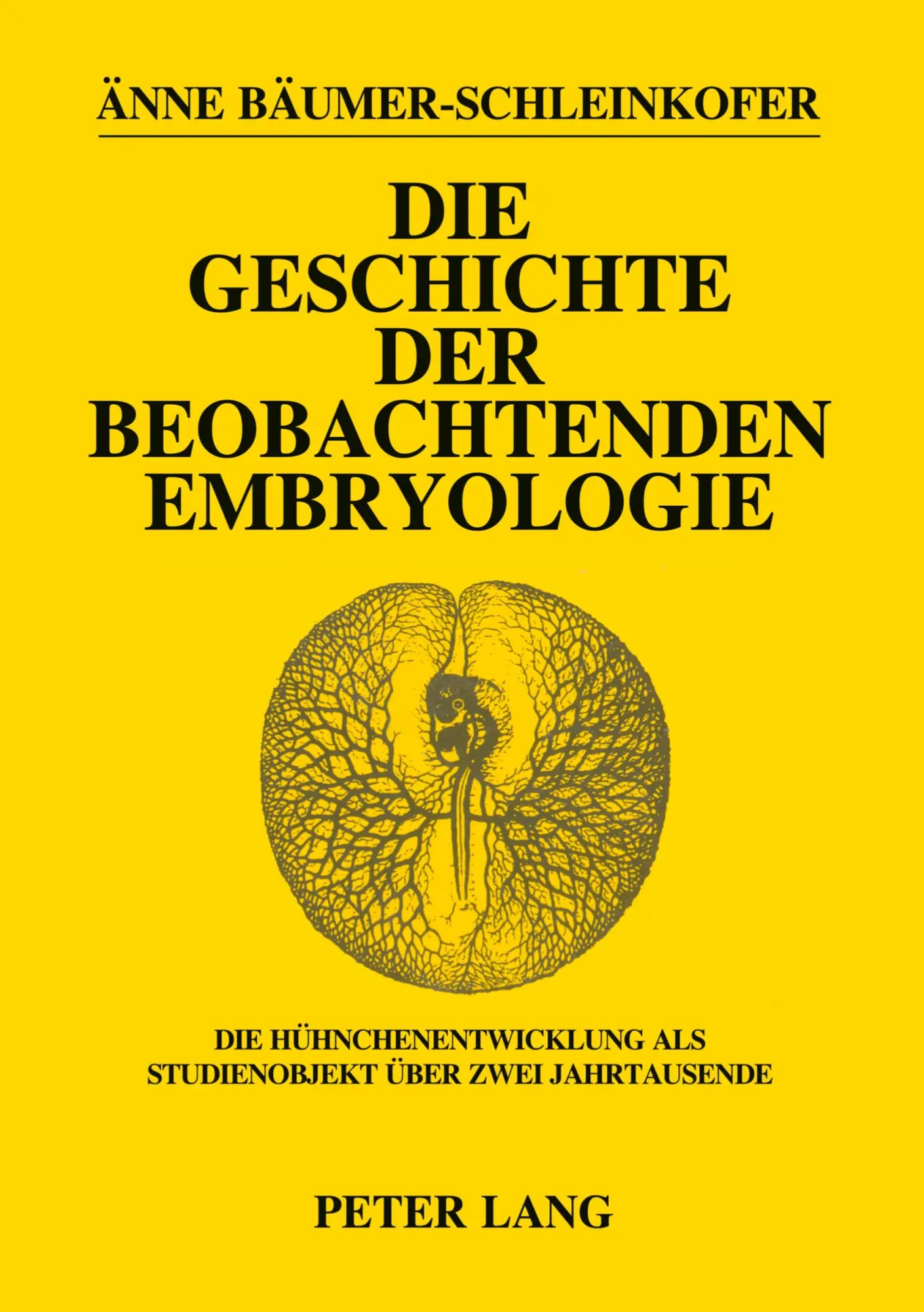 Cover: 9783631463123 | Die Geschichte der beobachtenden Embryologie | Bäumer-Schleinkofer