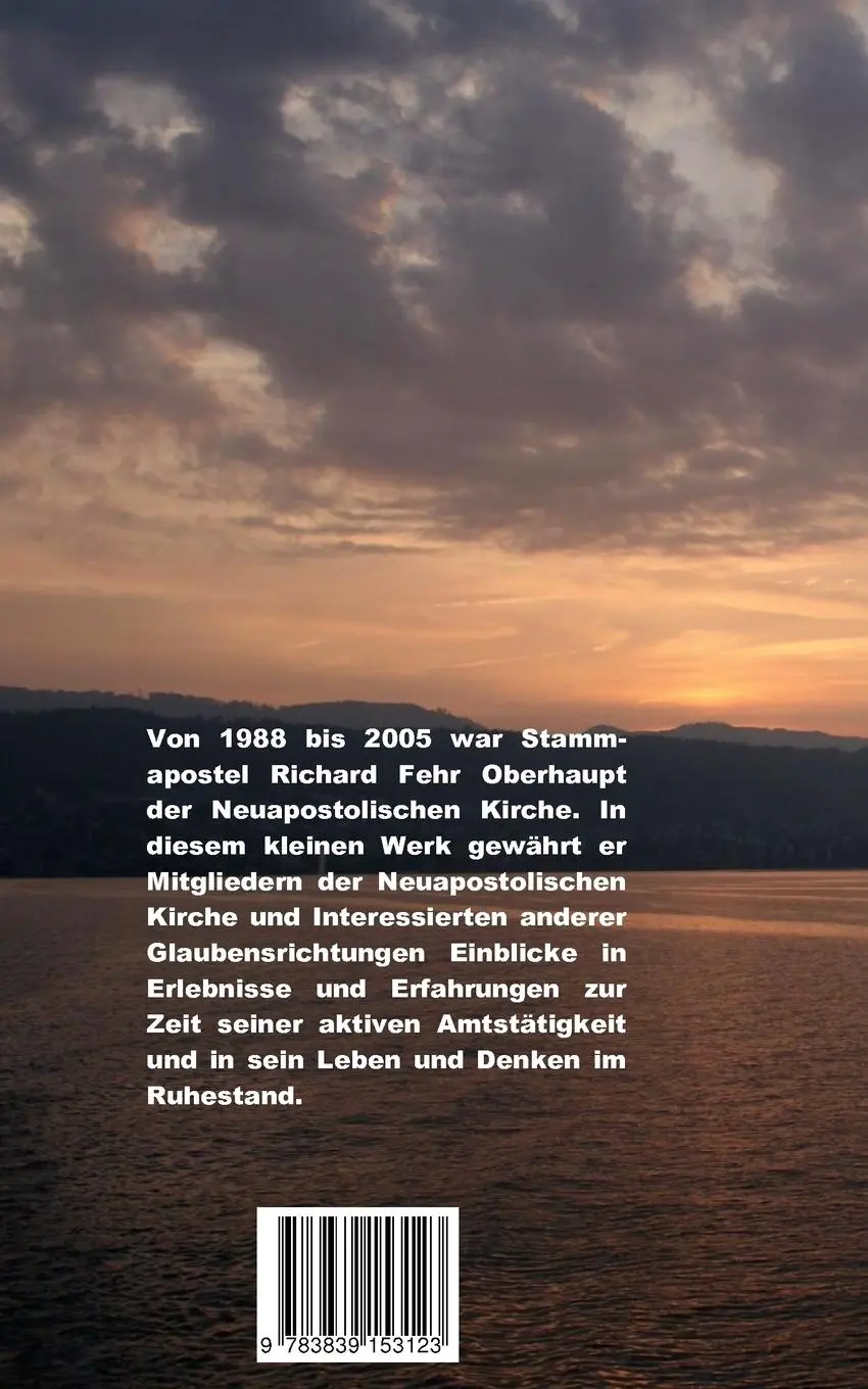Rückseite: 9783839153123 | Betrachtungen eines Ruheständlers | Richard Fehr | Taschenbuch | 2010