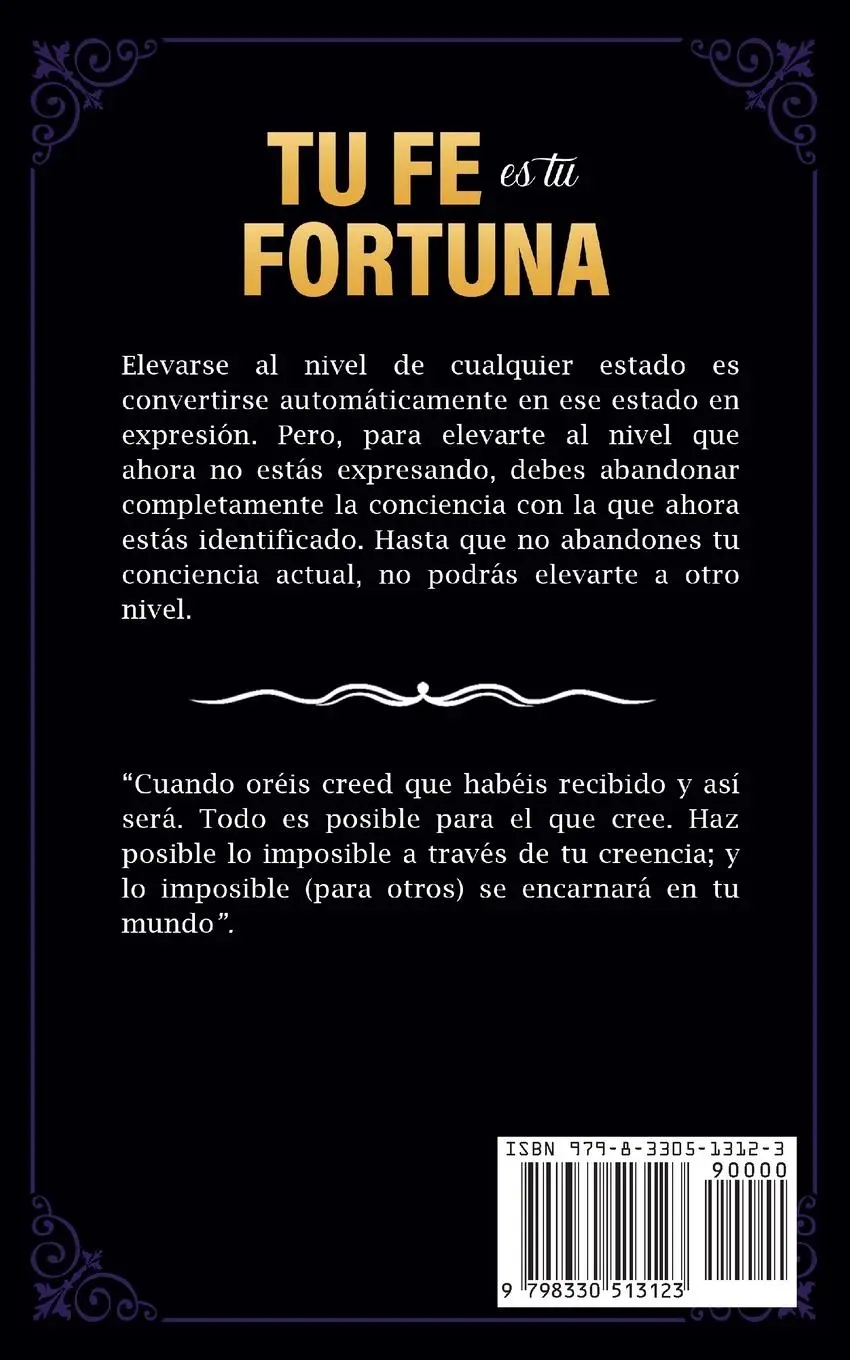 Rückseite: 9798330513123 | Tu Fe es tu Fortuna - Colección Deluxe | Neville Goddard (u. a.)