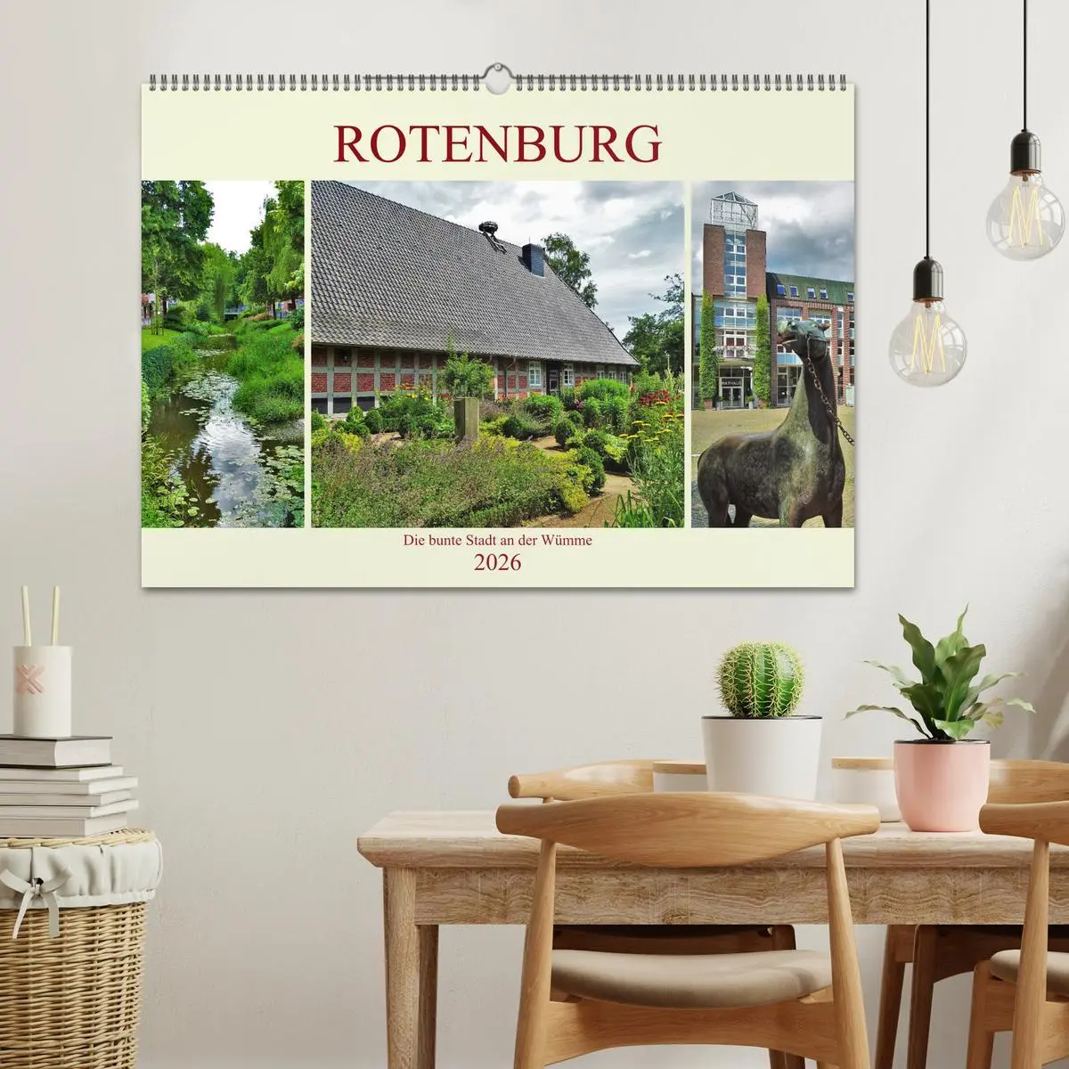 Bild: 9783457903223 | Rotenburg - Die bunte Stadt an der Wümme (Wandkalender 2026 DIN A2...