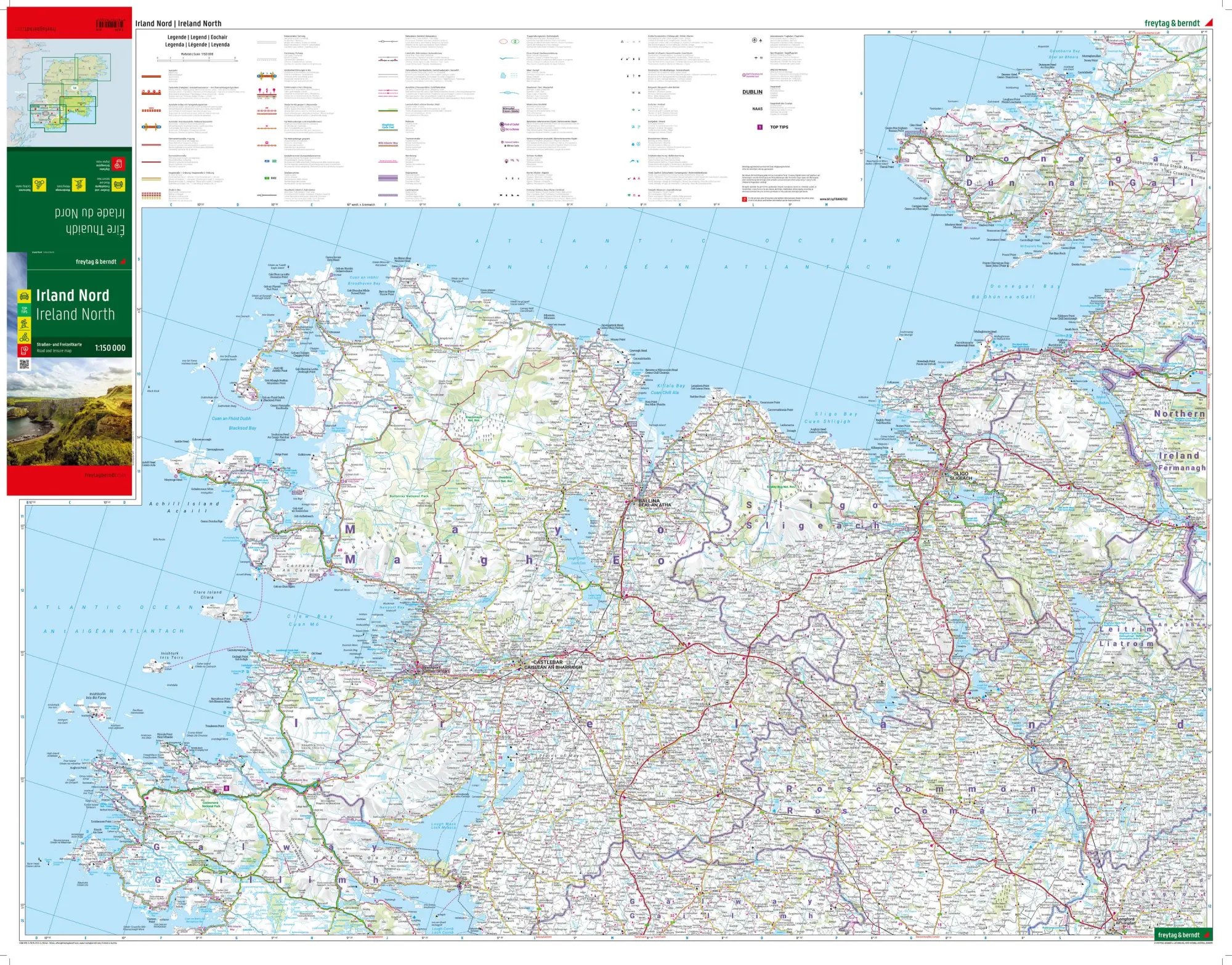 Bild: 9783707923223 | Irland, Straßen- und Freizeitkarten-Set 1:150.000, freytag &amp; berndt