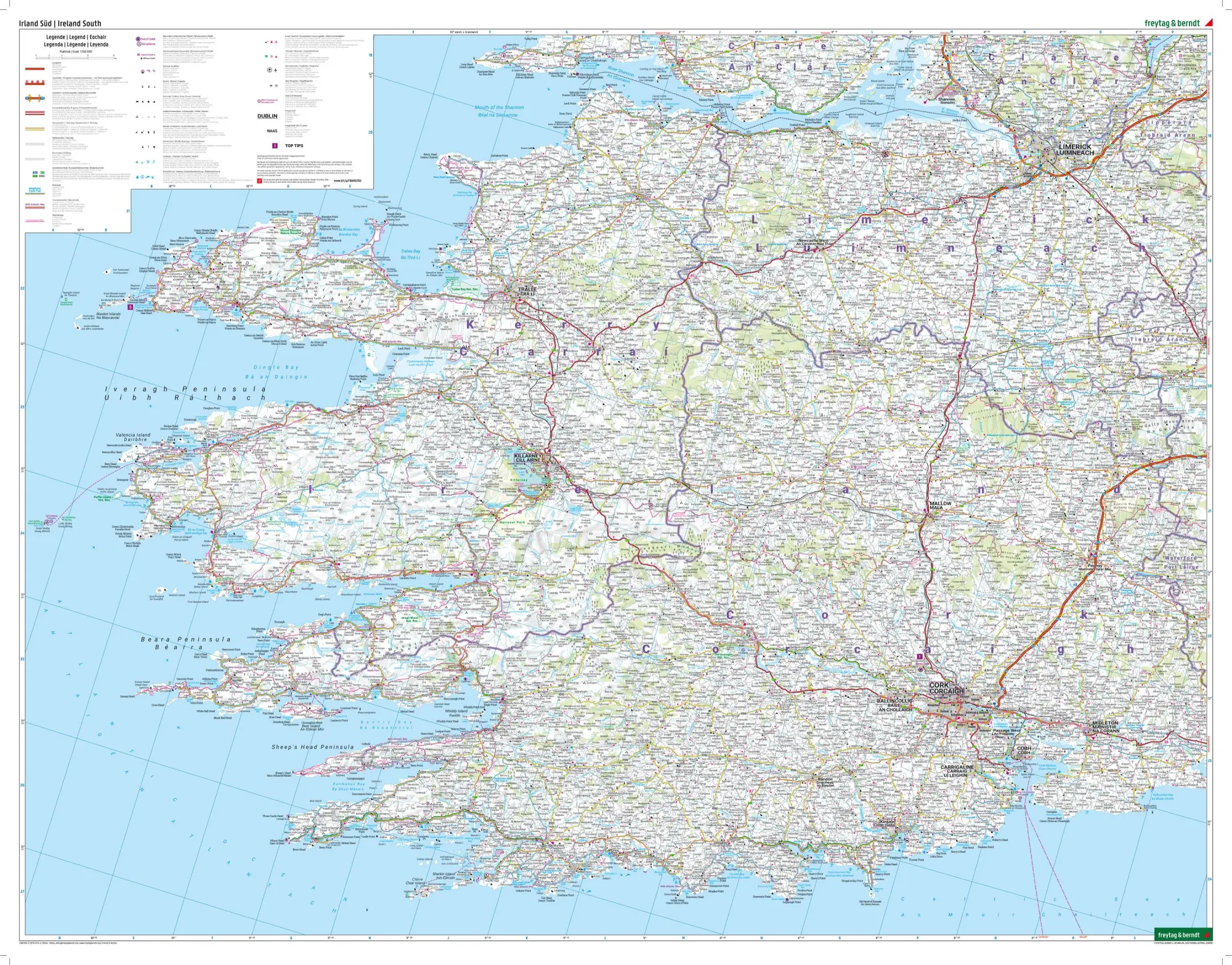 Bild: 9783707923223 | Irland, Straßen- und Freizeitkarten-Set 1:150.000, freytag &amp; berndt