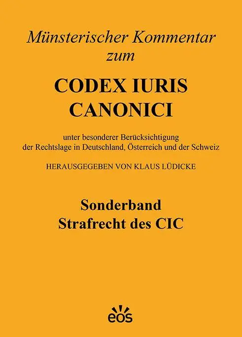 Cover: 9783830683223 | Münsterischer Kommentar zum CIC - Sonderband Strafrecht des CIC | Buch