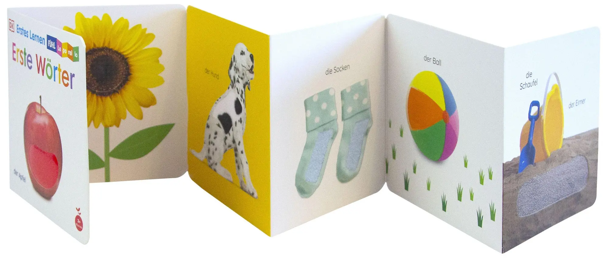 Bild: 9783831053223 | Erstes Lernen Fühl-Leporello. Erste Wörter | DK Erstes Lernen | Buch