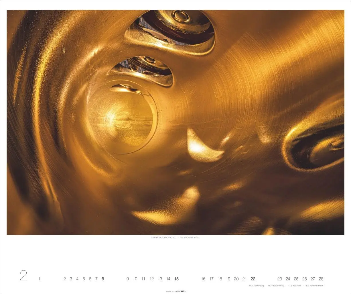 Bild: 9783839903223 | Architecture in Music Kalender 2026 - Musikinstrumente von innen