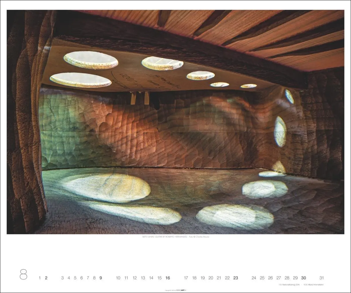 Bild: 9783839903223 | Architecture in Music Kalender 2026 - Musikinstrumente von innen